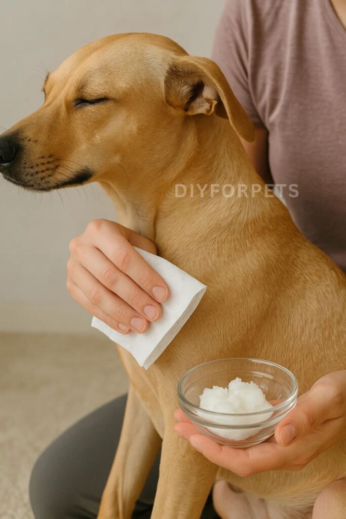 Aloe and Coconut Oil Wipes for dogs