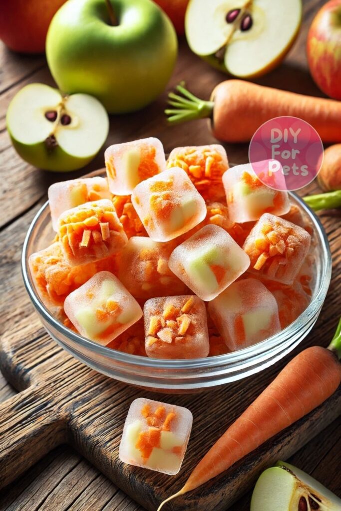 Apple & Carrot Ice Cubes