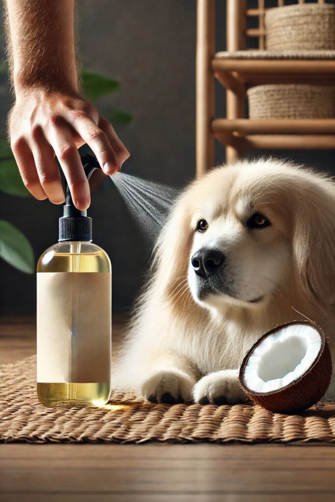 Apple Cider Vinegar and Coconut Oil Detangler for Dogs