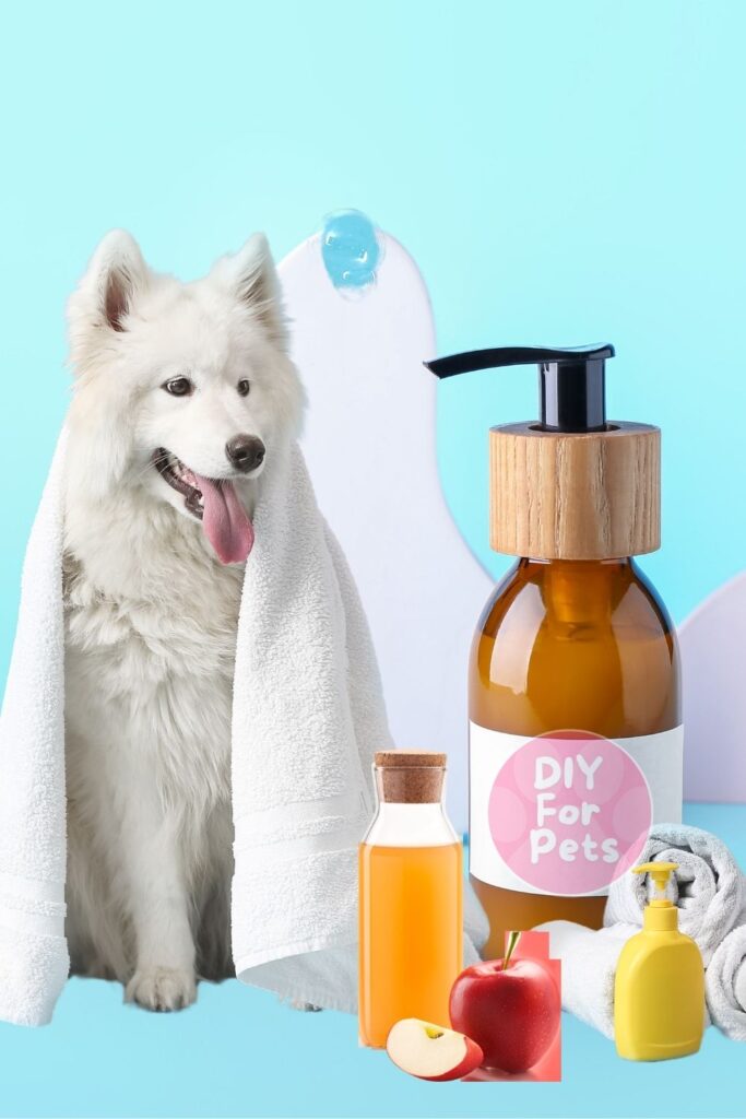 Baking Soda and Apple Cider Vinegar Flea Dog Shampoo
