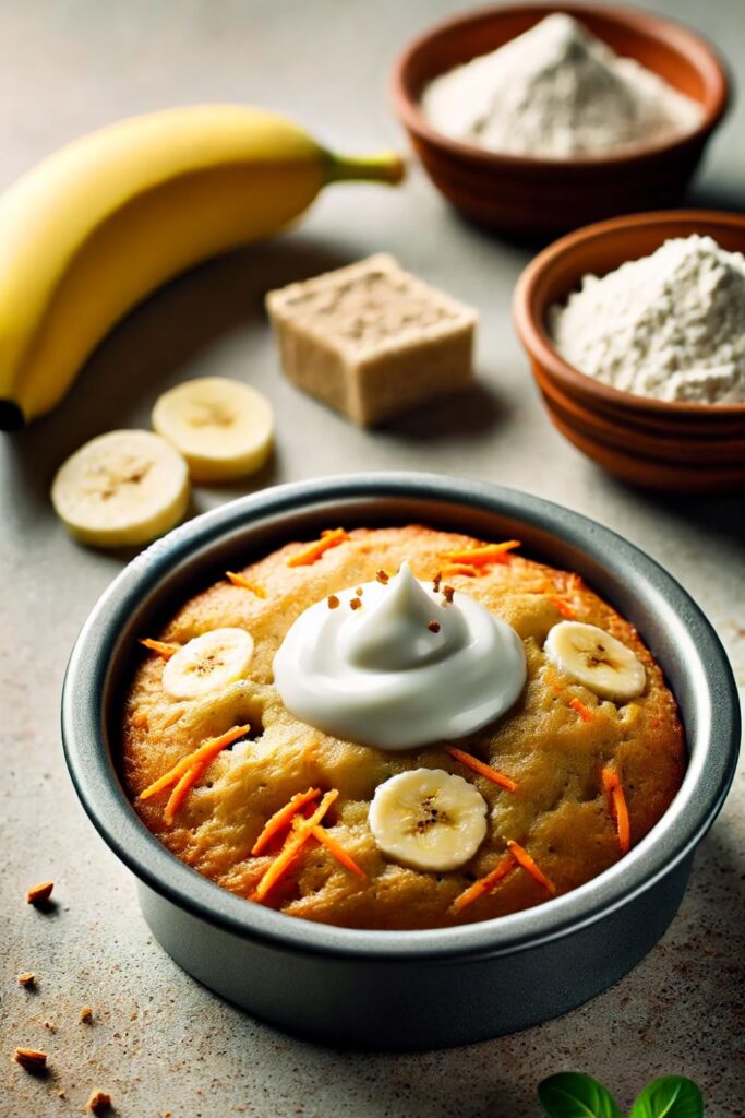 Banana Carrot Cake for Dogs DIY