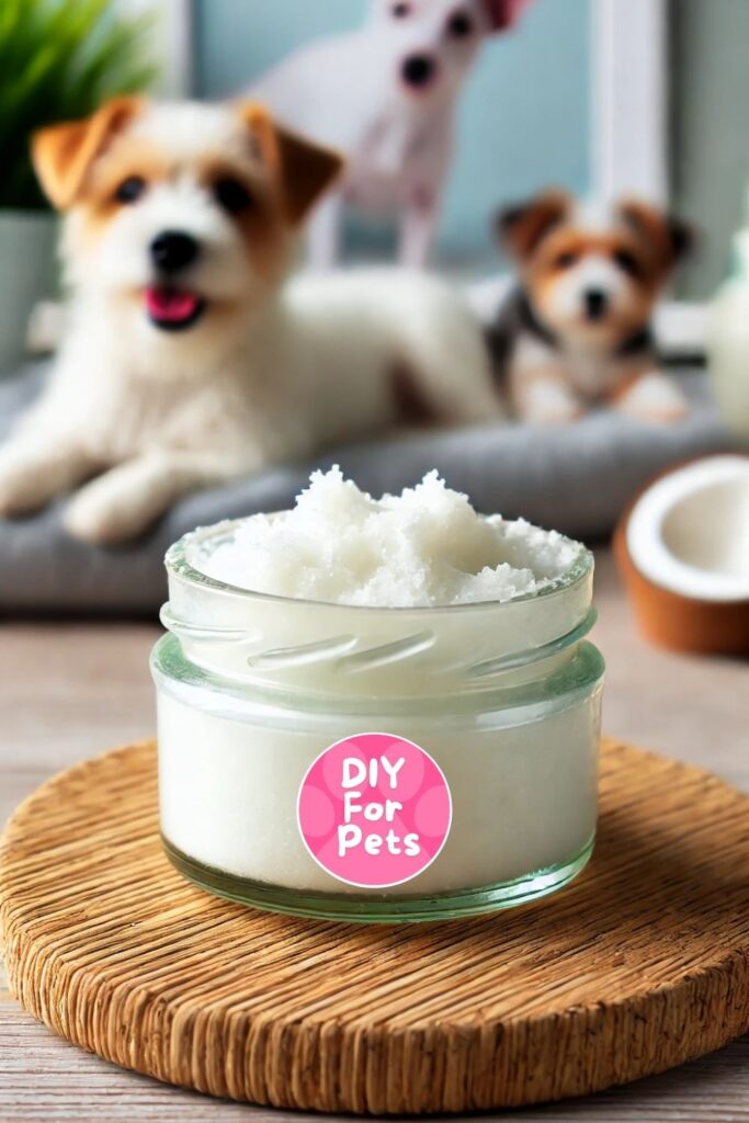 Coconut Oil and Baking Soda Deodorizer Paste Diy for Dogs