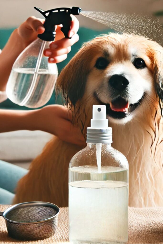 Coconut Oil and Water Detangler DIY for Dogs