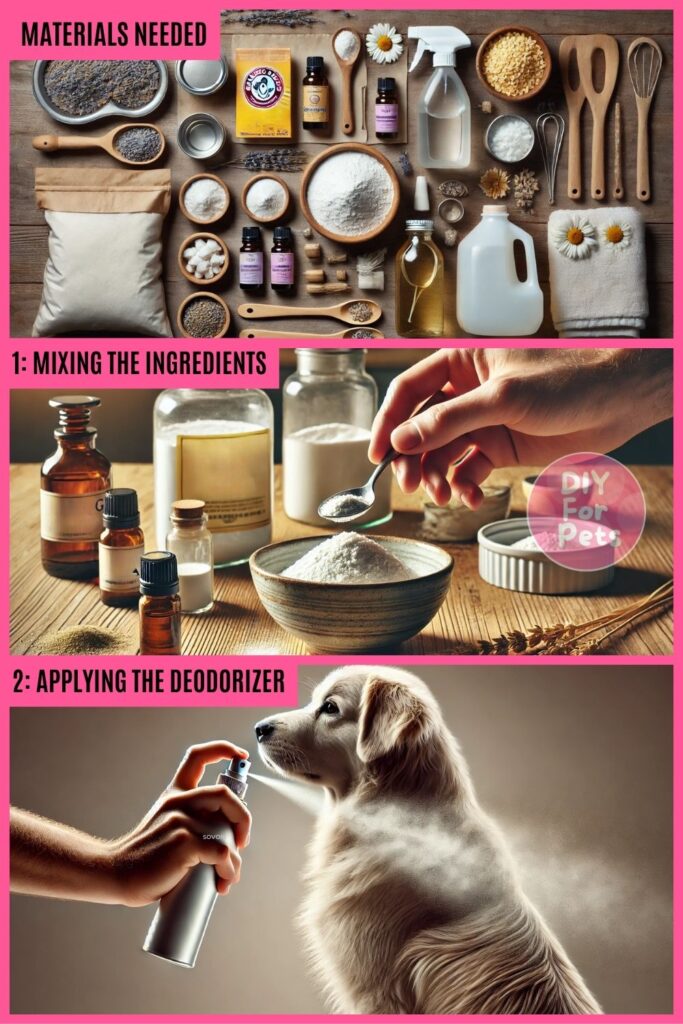 DIY Dog Deodorizer Step by Step