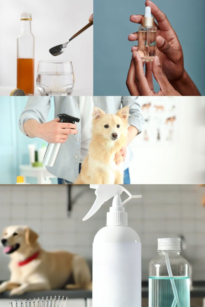 DIY Dog Detangler Making Steps