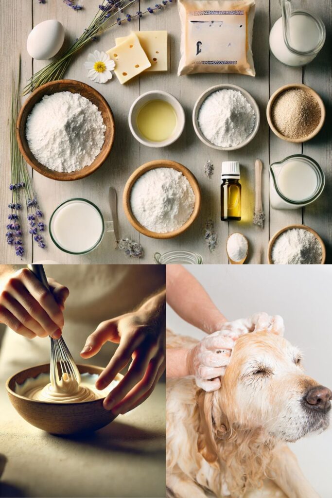 DIY Dog Dry Shampoo Preparation
