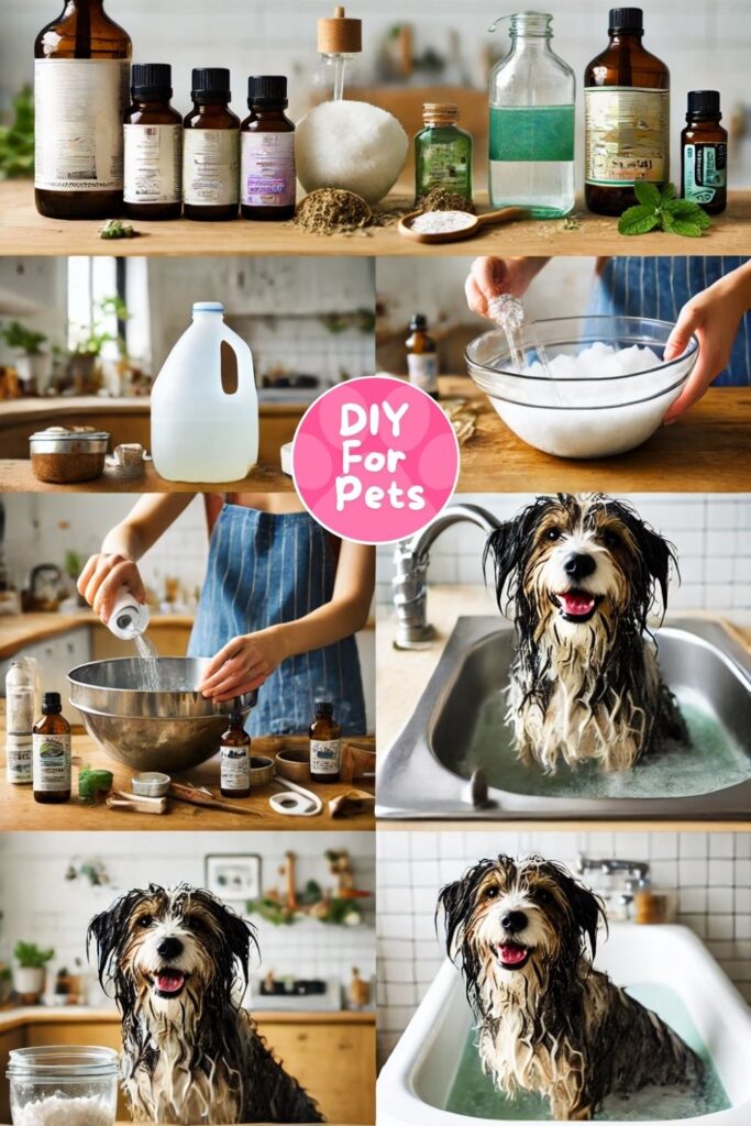 DIY Dog Flea Shampoo Preparation