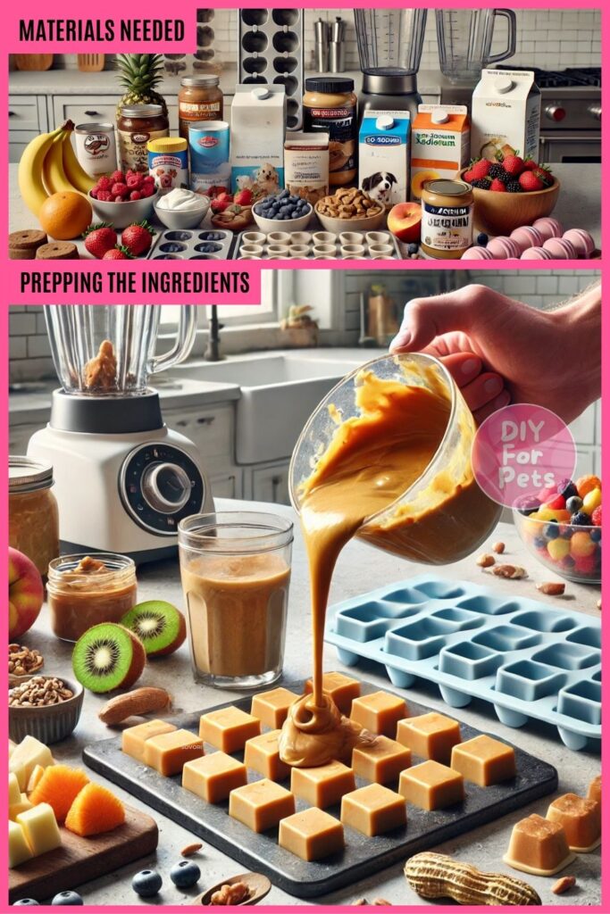 DIY Dog Ice Treats Step by Step