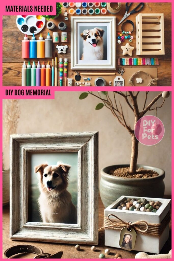 DIY Dog Memorial Step by Step