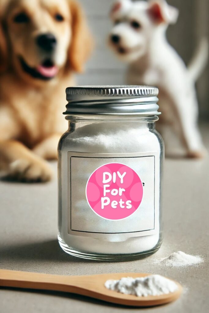 Diy Baking Soda and Cornstarch Powder Deodorizer for Dogs