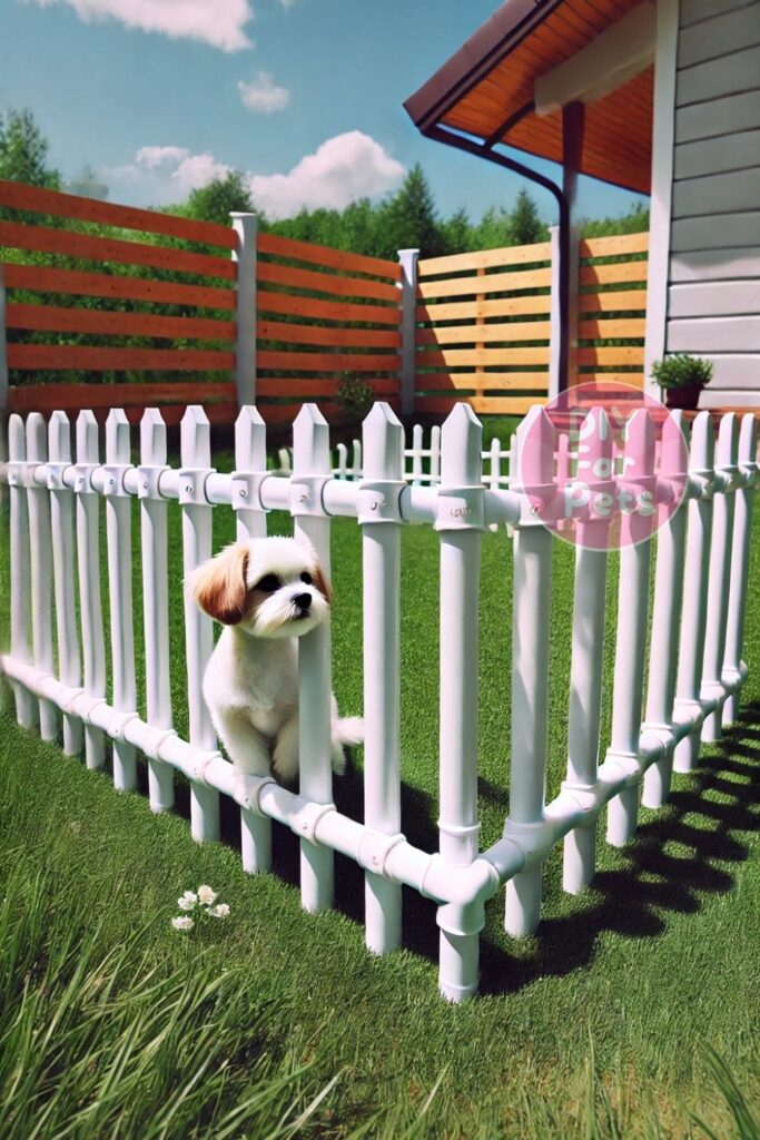 Diy PVC Picket Dog Fence