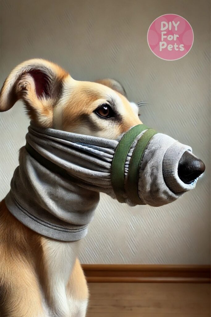 Diy Upcycled T-shirt Dog Muzzle
