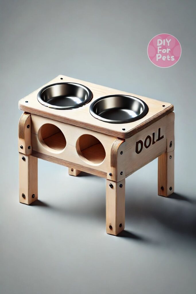Double-Bowl Stand Diy