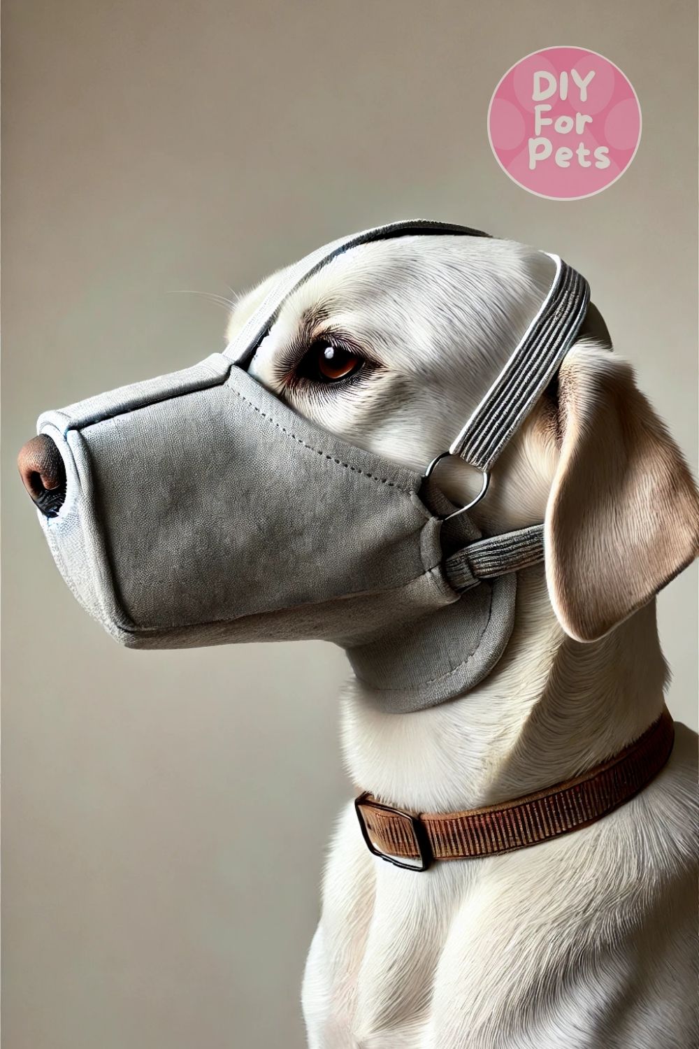 7 DIY Dog Muzzle Plans To Make Today (Easily) - DIY For Pets