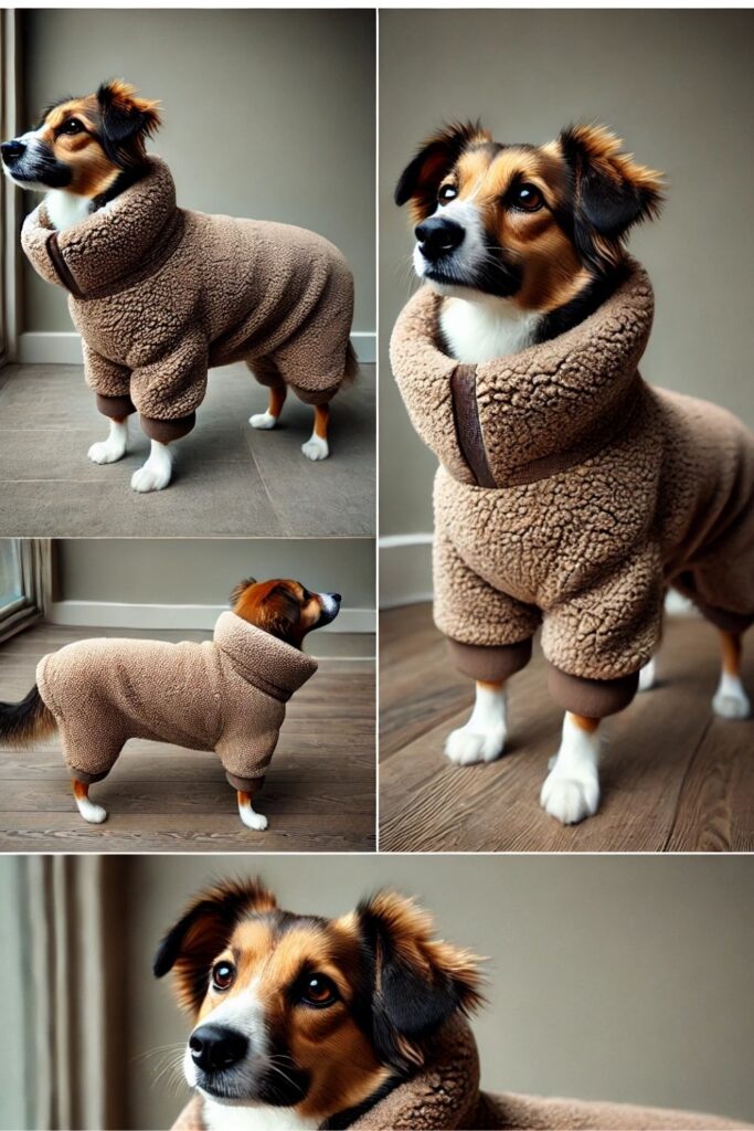 Fleece Blanket Dog Jacket
