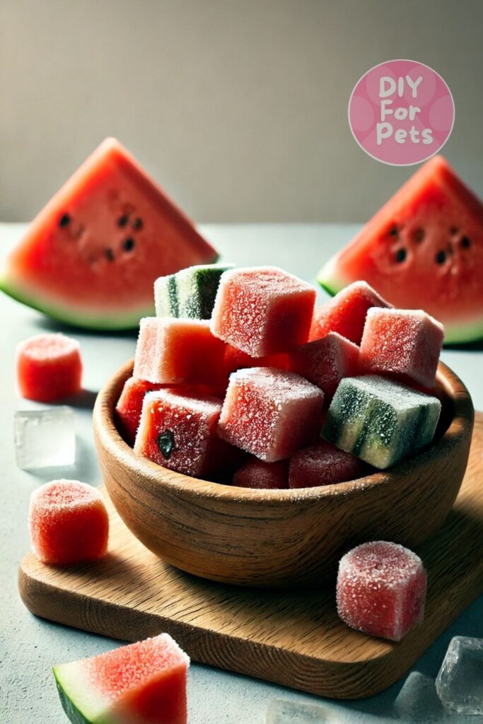 Frozen Watermelon Bites