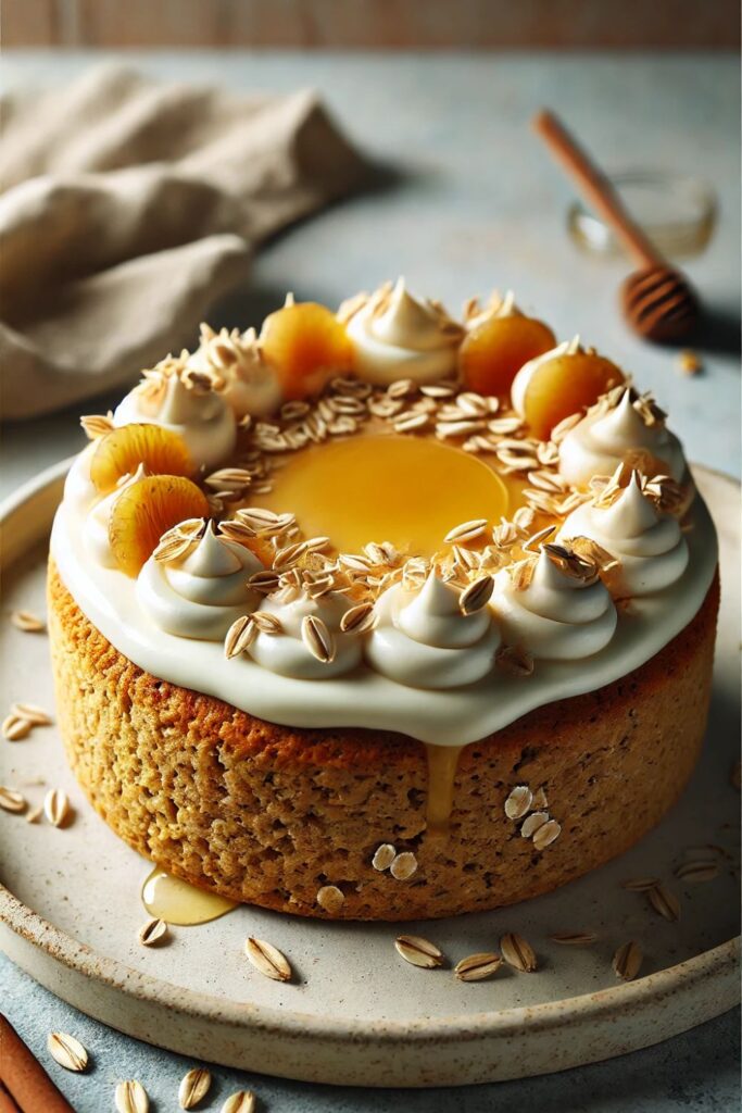 Honey Oat Cake for Dogs
