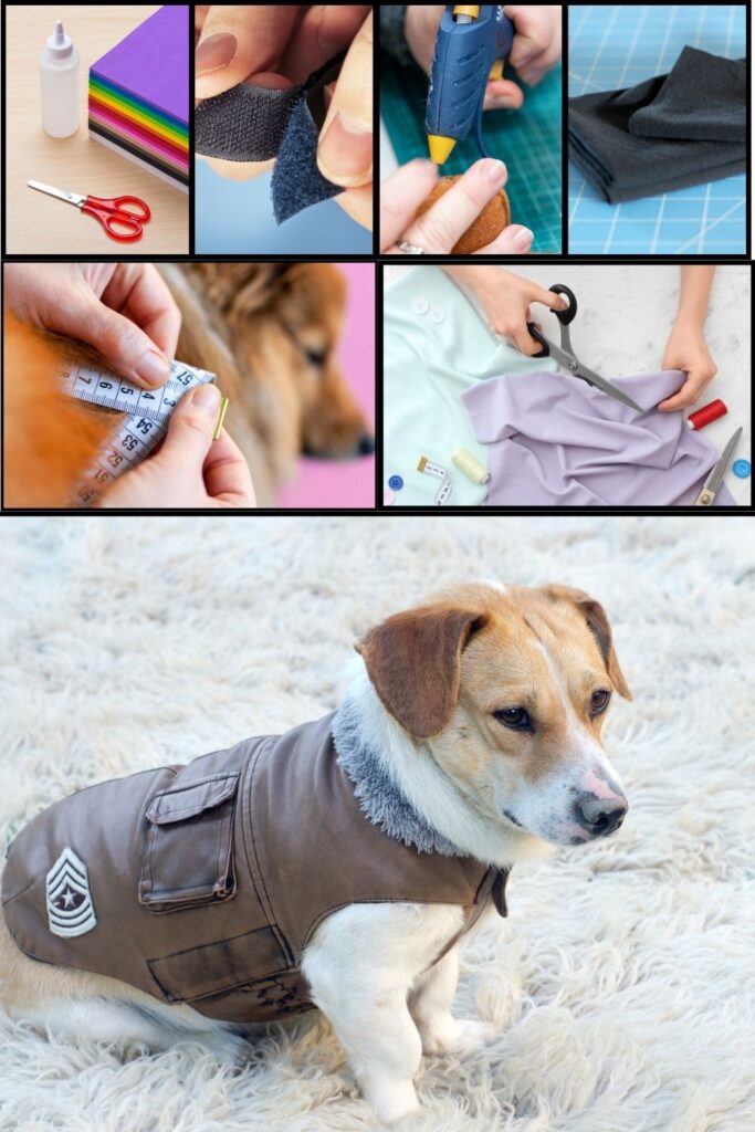 Making of Dog Jacket Diy