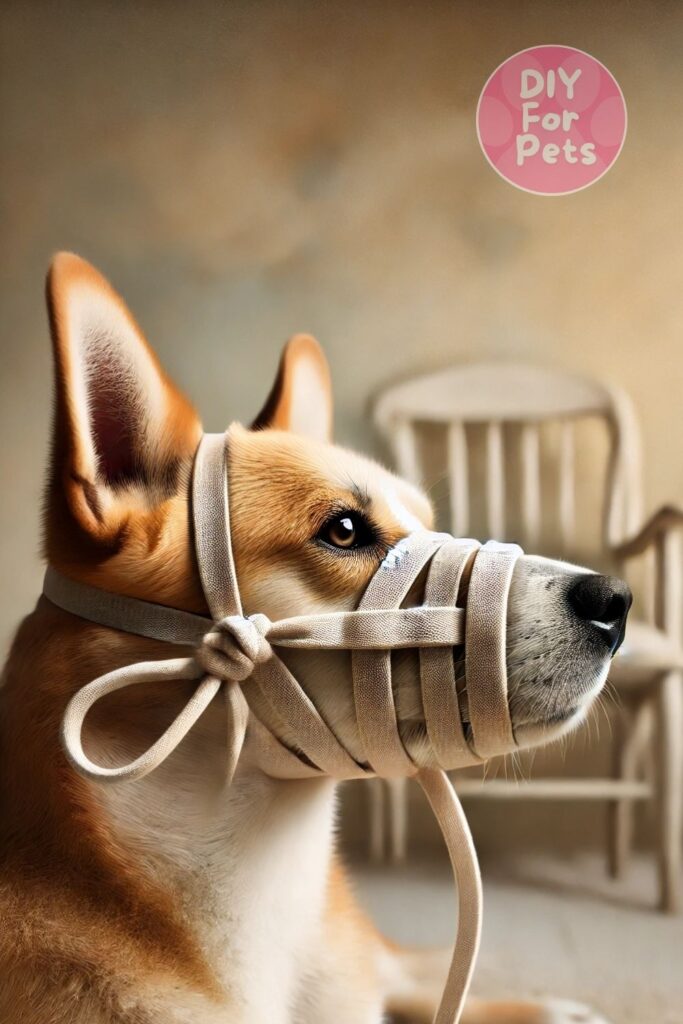 Shoe Lace or Ribbon Muzzle