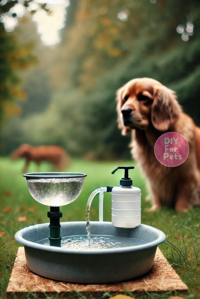 DIY Dog Fountain Dispenser