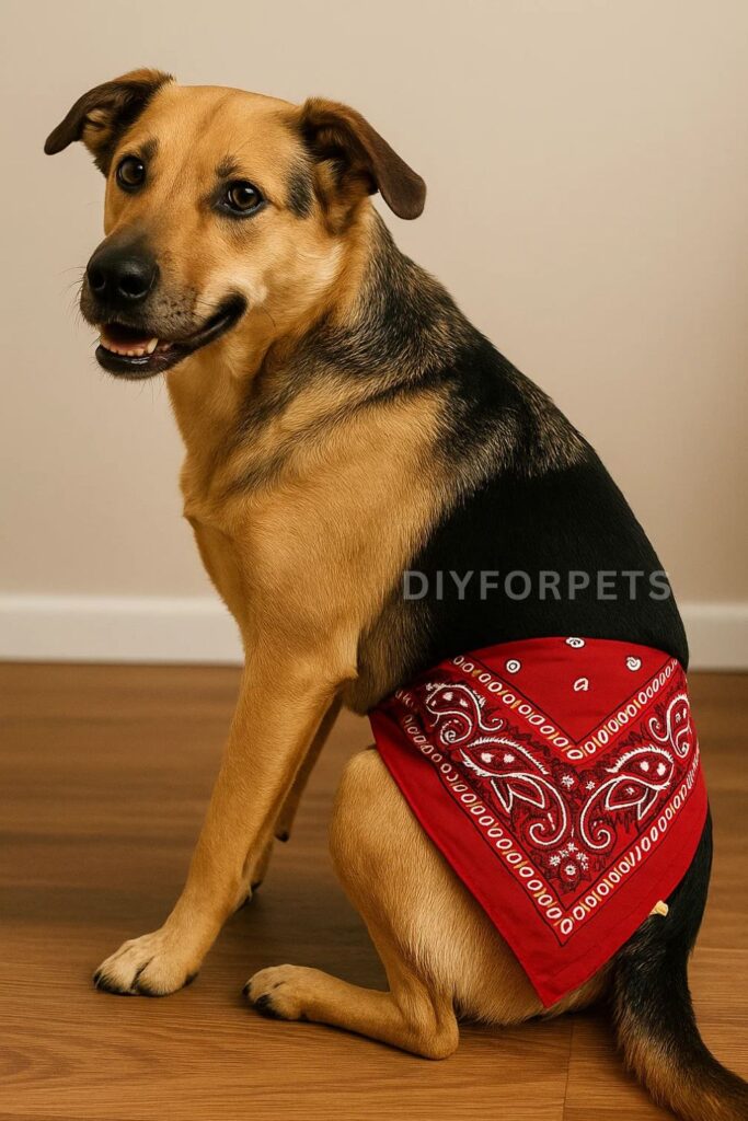 No-Sew Bandana Nappy Diy