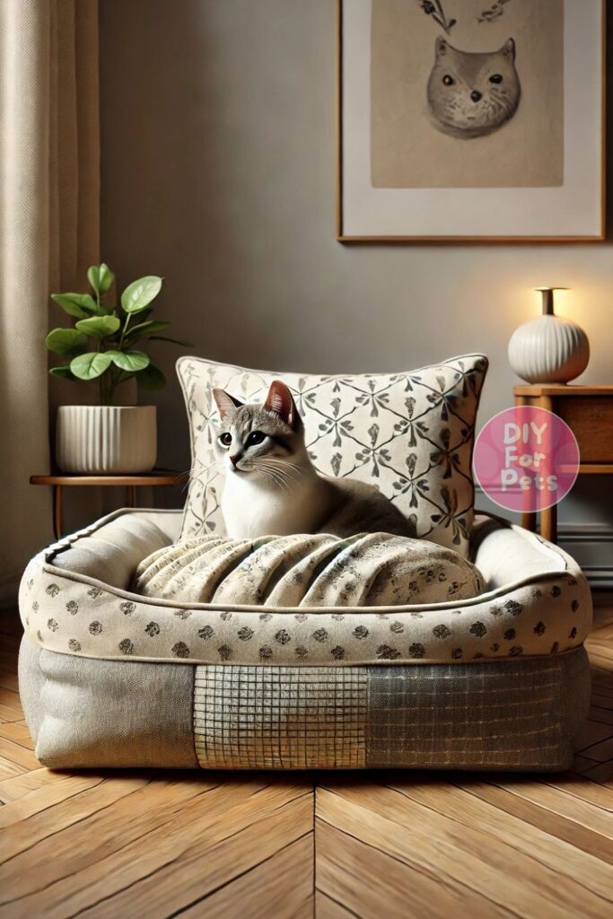 Old Pillow Bed diy