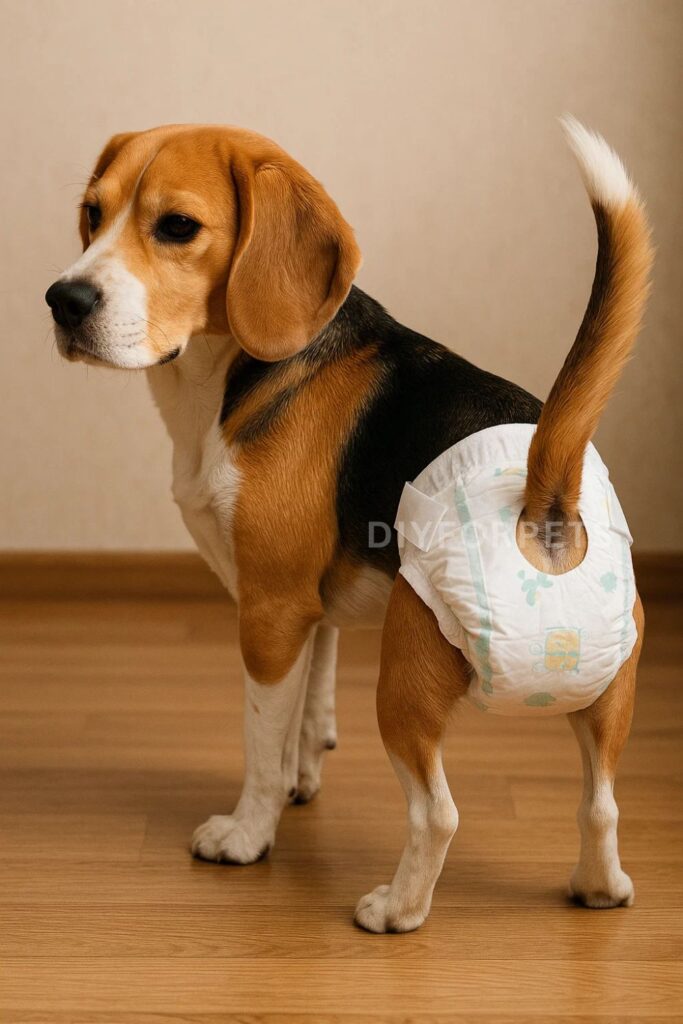 Upcycled Baby Diaper Nappy for dogs