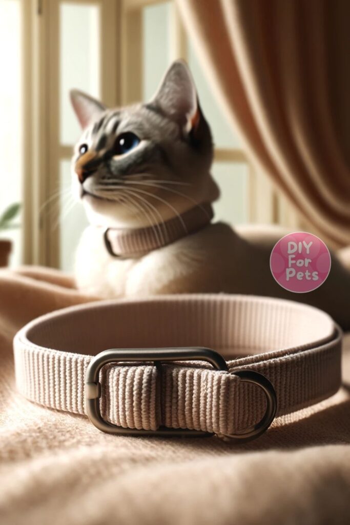 Diy Elastic cat Collar for Comfort