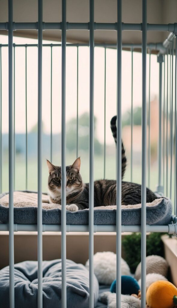 DIY PVC pipe Cage For A Cat