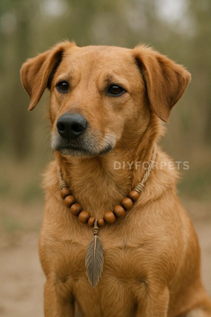 Boho Beaded Necklace for dogs