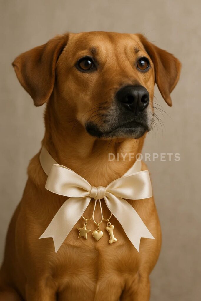 Diy Fancy Charm Necklace for dogs