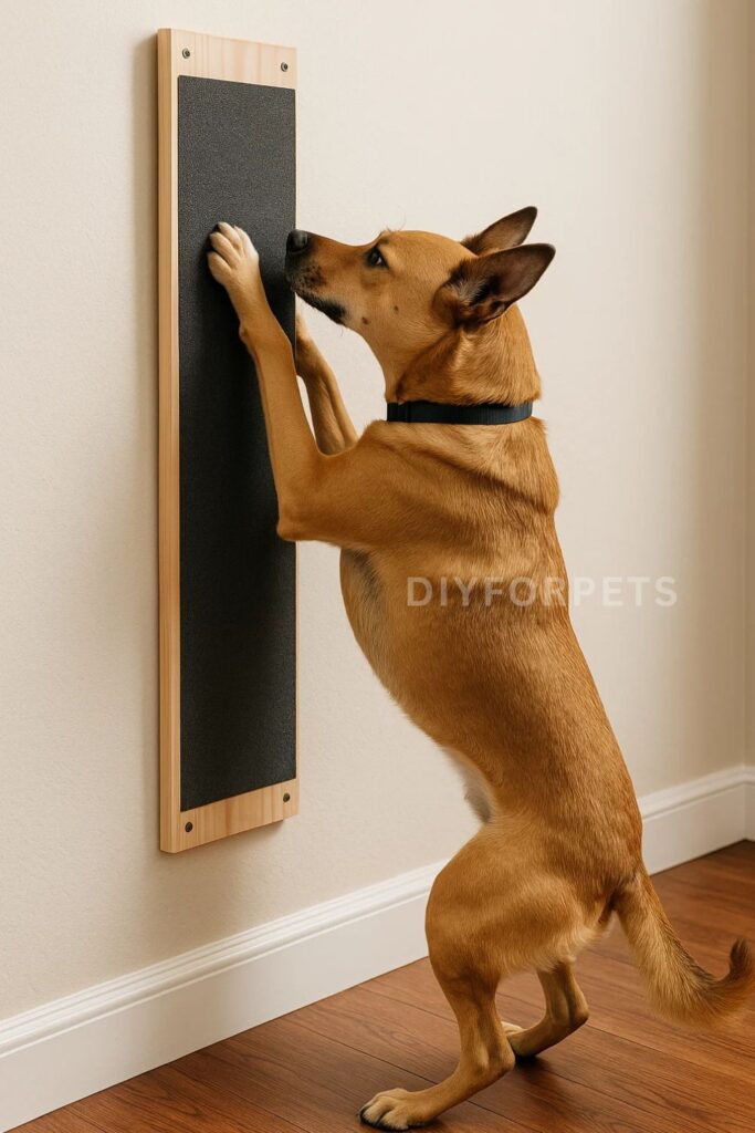 Vertical Wall-Mounted Scratch Board for dogs