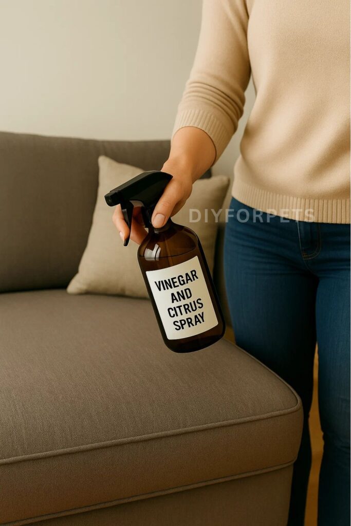 Vinegar and Citrus No chew Spray for dogs