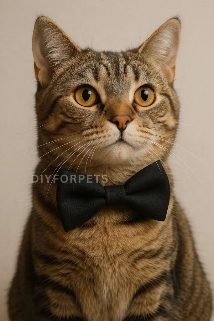 Classic Bow Tie Diy for cat