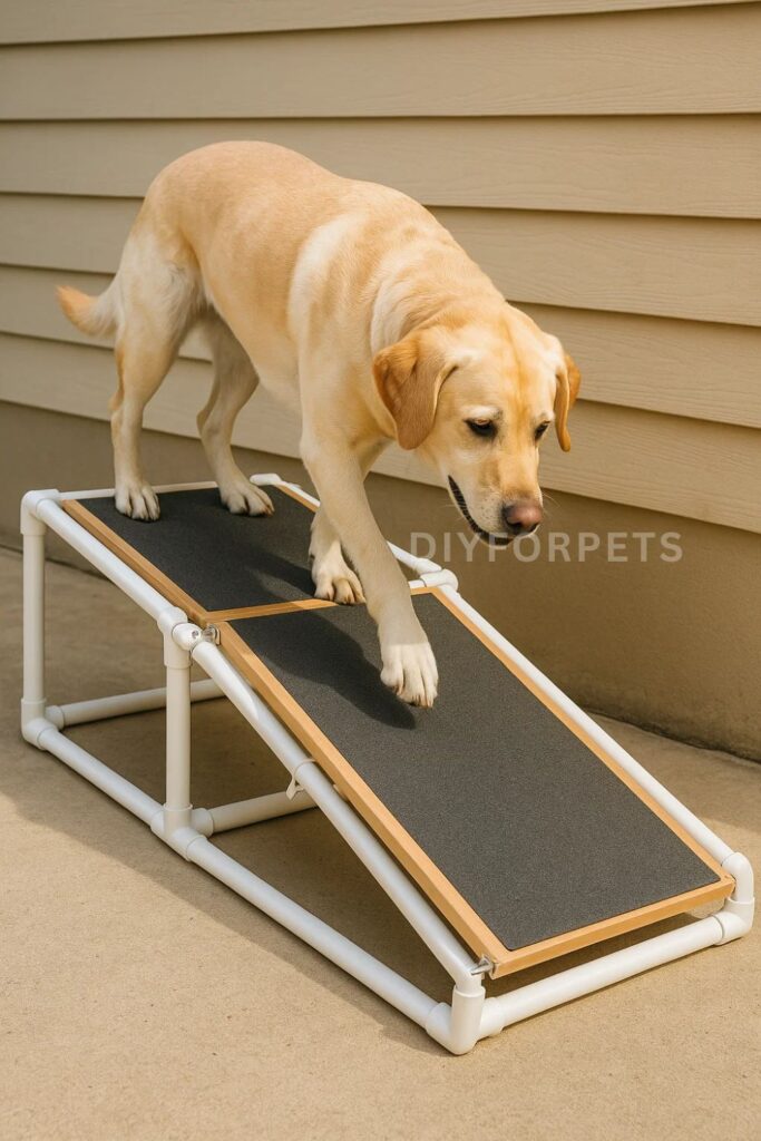 Diy Foldable PVC Ramp for dogs