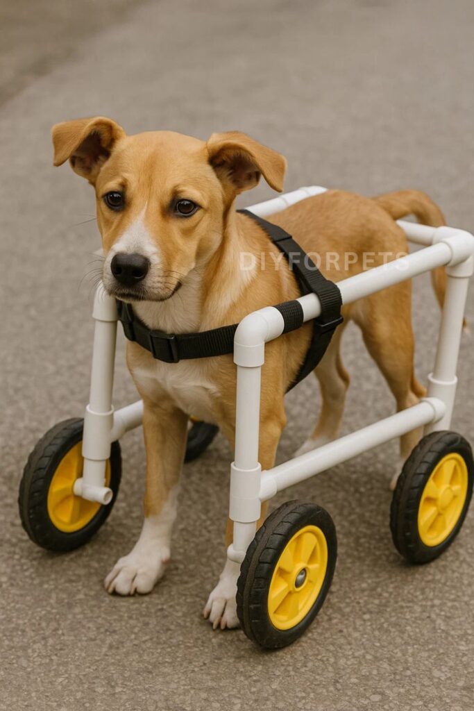 Diy PVC wheelchair for dogs