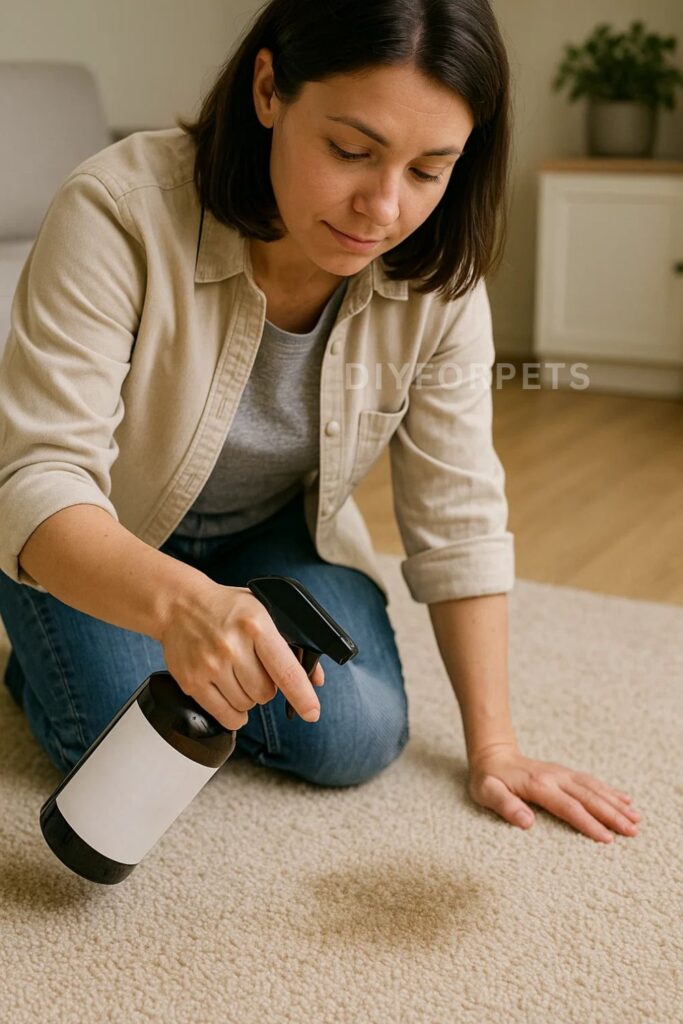 Diy stain remover using Baking Soda and Cornstarch Mix
