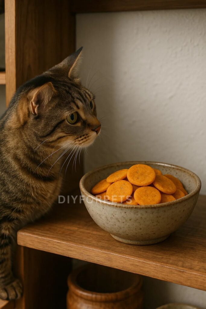Crunchy Pumpkin Discs cat treat