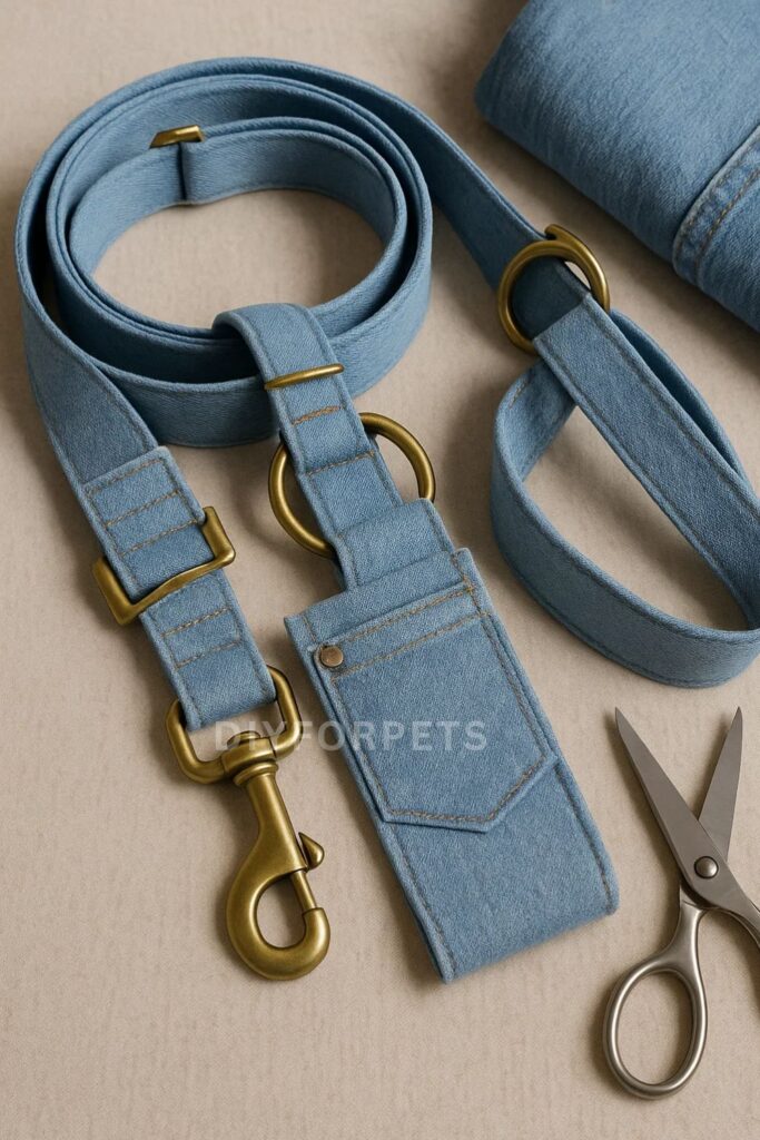 Denim Dog Belt