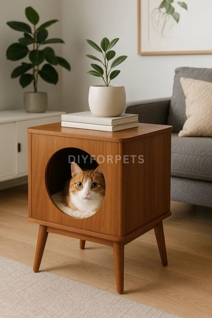 Mid-Century Modern Cat Condo