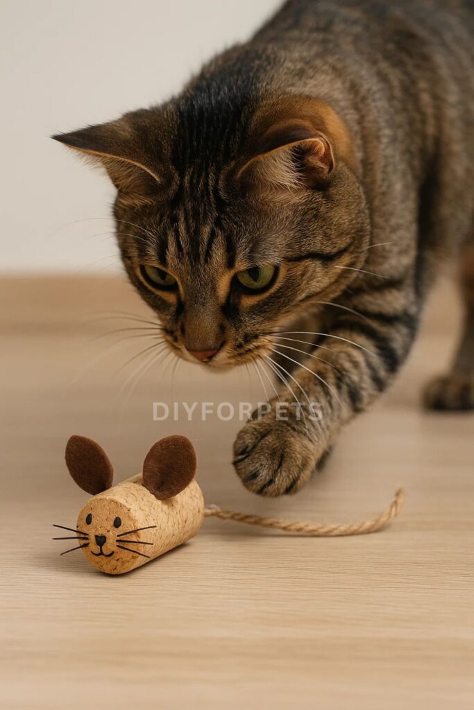 Wine Cork Mouse cat toys