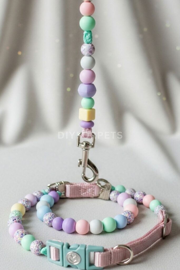 Beaded Leash with Safety Collar