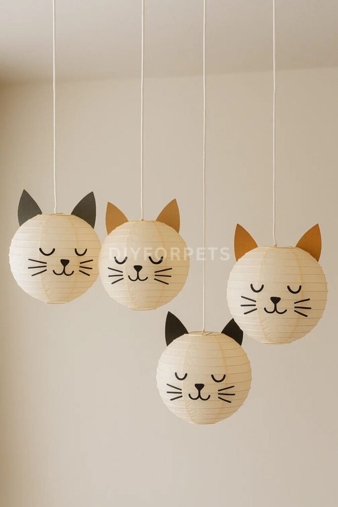 Cat Face Paper Lanterns