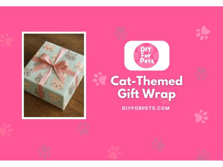 Cat themed gift wrap cover image