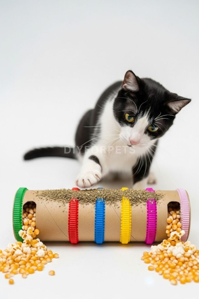 Catnip Popcorn Tube