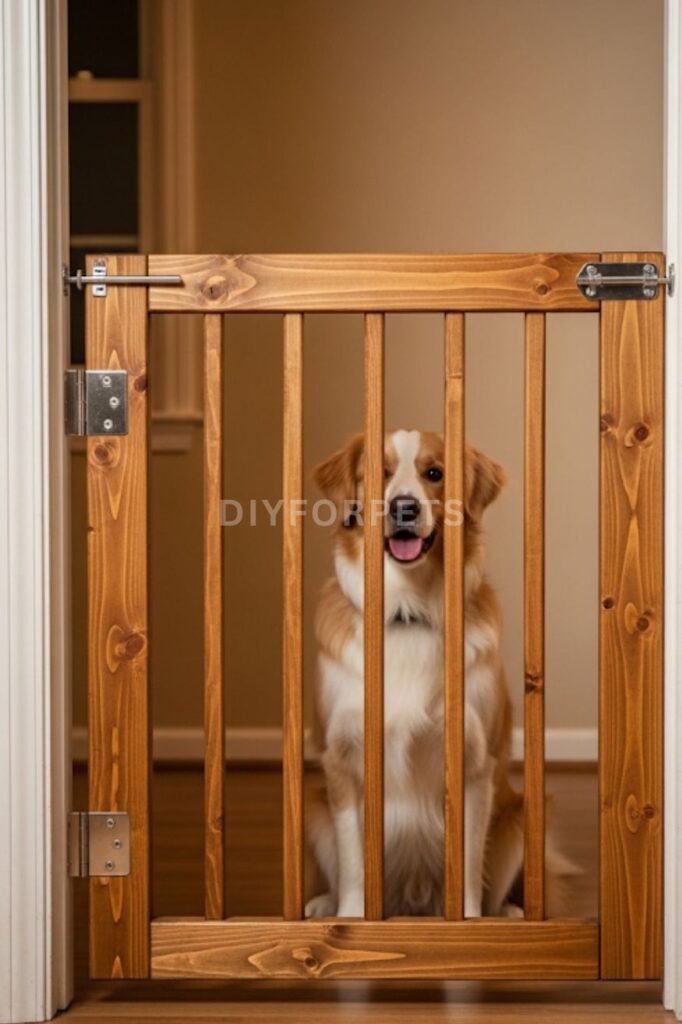 Classic Wooden Slat Gate