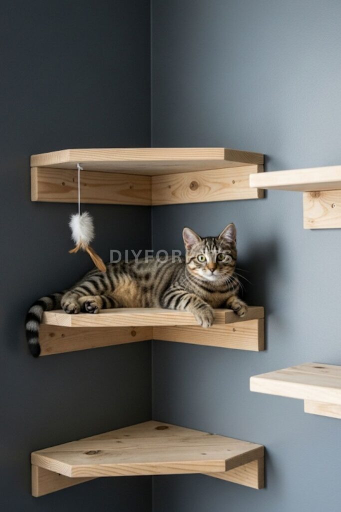 Corner Floating Shelves