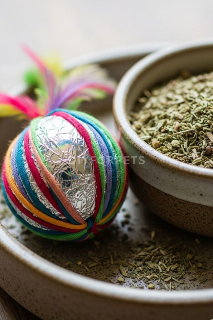 Crinkly Catnip Foil Ball