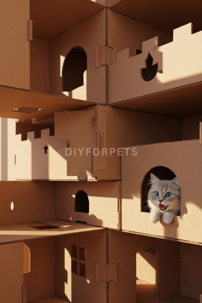 Diy Cardboard Castle Tunnel
