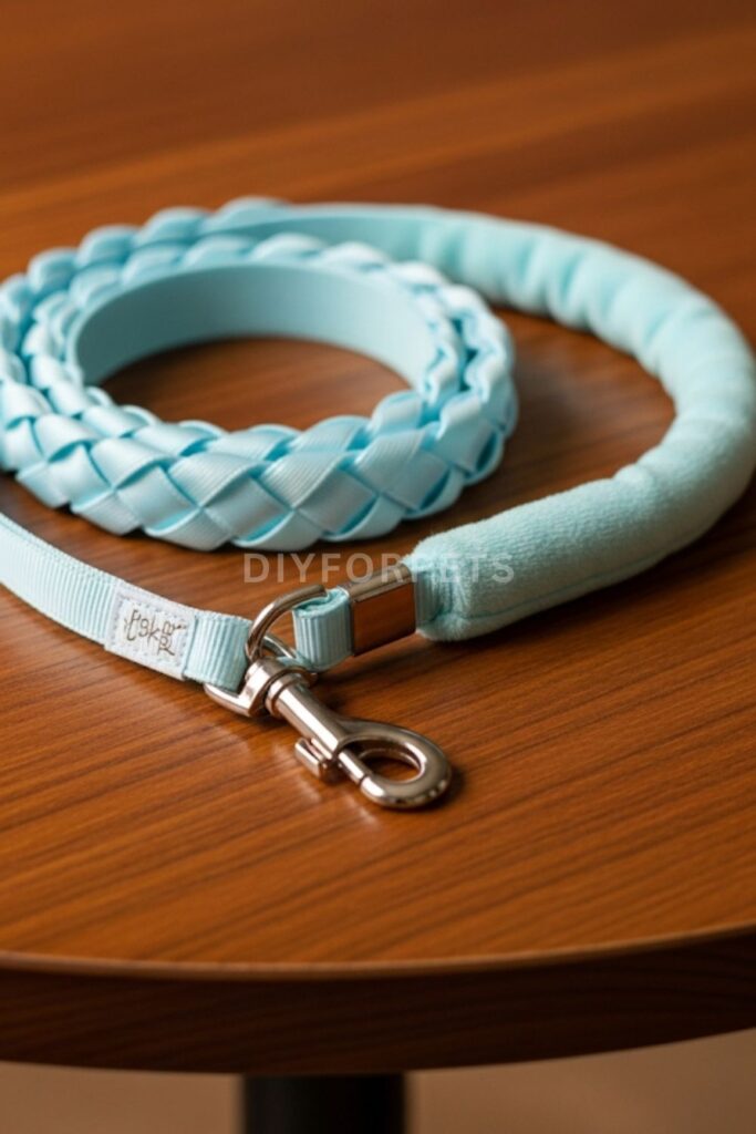 Diy cat leash using Fabric Ribbon Wrap